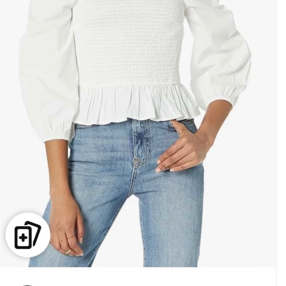 White summer top